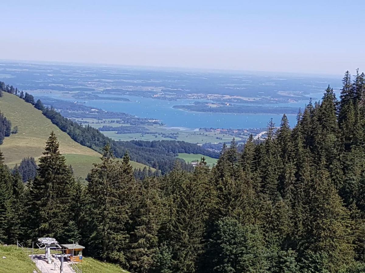 Bergblick und See Bernau am Chiemsee Exterior foto